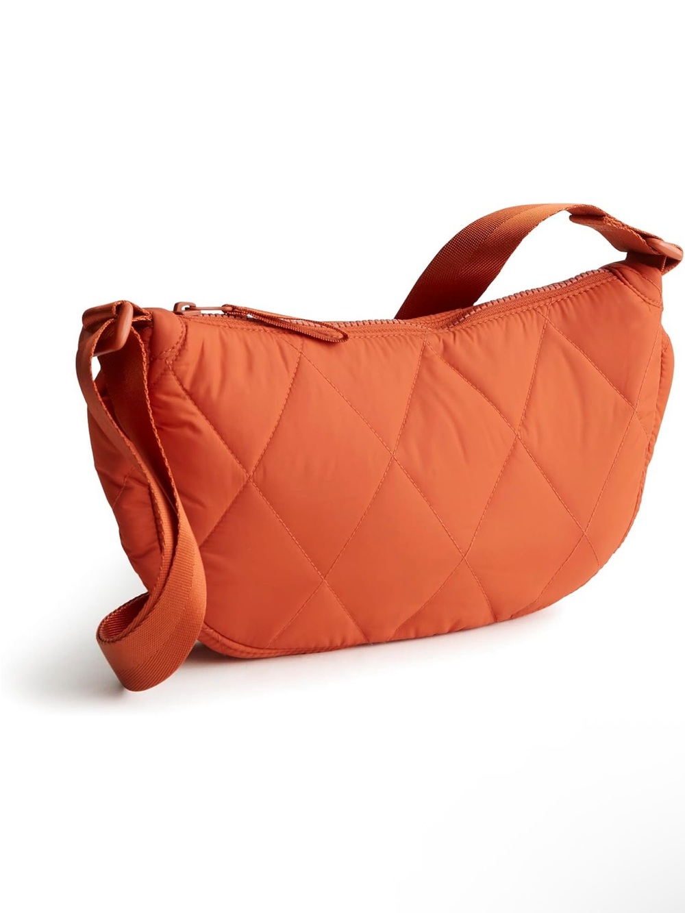 Vera Bradley Springbrook Sling Quilted Crossbody Bag in Burnt Orange - New
